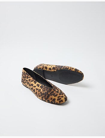 Ballerine con stampa animale, MO Fashion