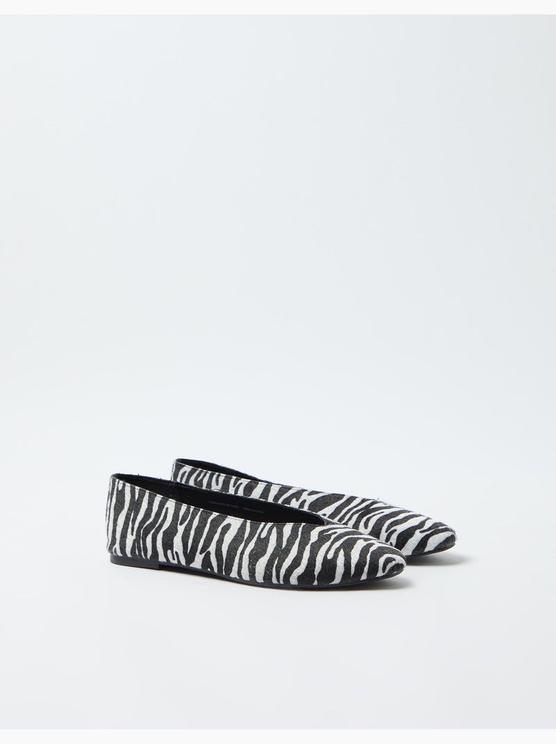 Ballerine con stampa animale, MO Fashion Nero - Kiabi