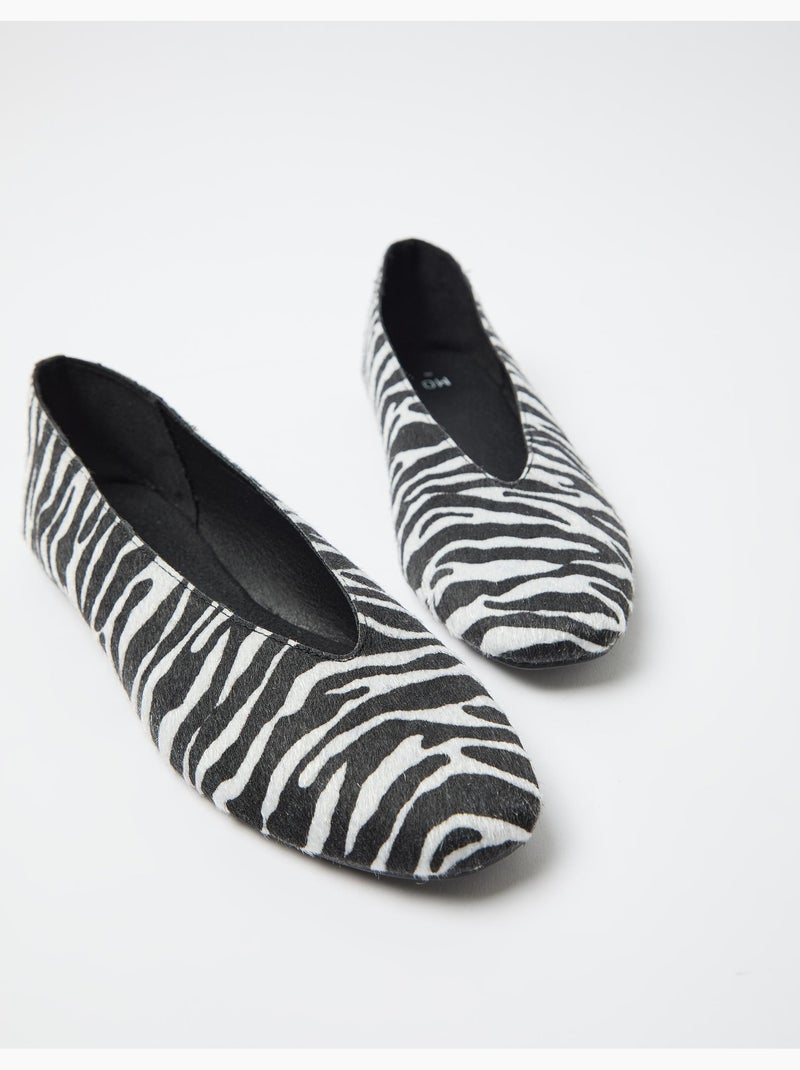 Ballerine con stampa animale, MO Fashion Nero - Kiabi