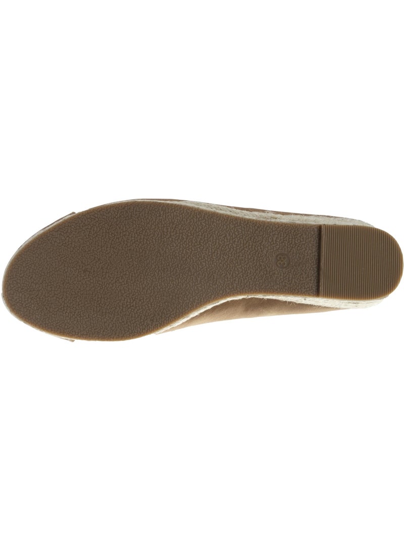 Ballerine con un tacco di 4 cm, molto confortevole Cammello - Kiabi