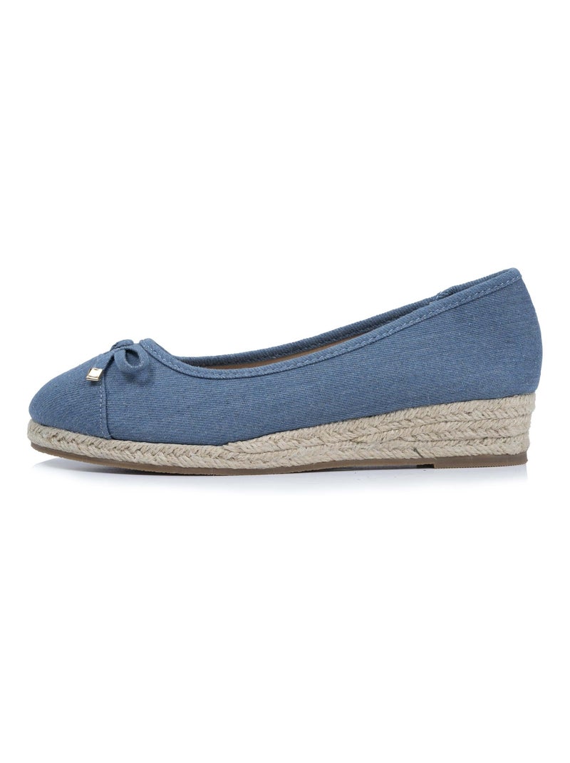 Ballerine con un tacco di 4 cm, molto confortevole  Isotoner Blu Blu - Kiabi