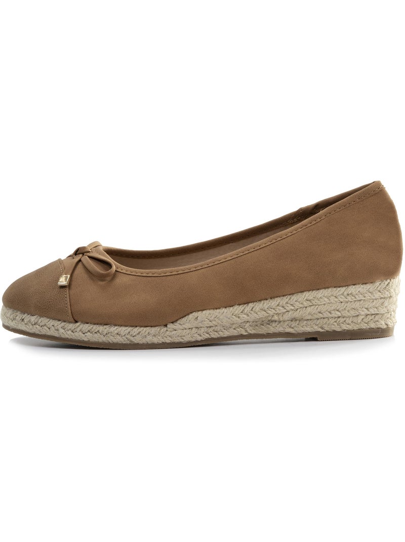 Ballerine con un tacco di 4 cm, molto confortevole  Isotoner Cammello - Kiabi