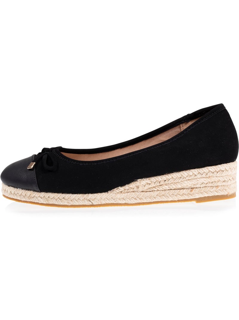 Ballerine con un tacco di 4 cm, molto confortevole  Isotoner Nero - Kiabi