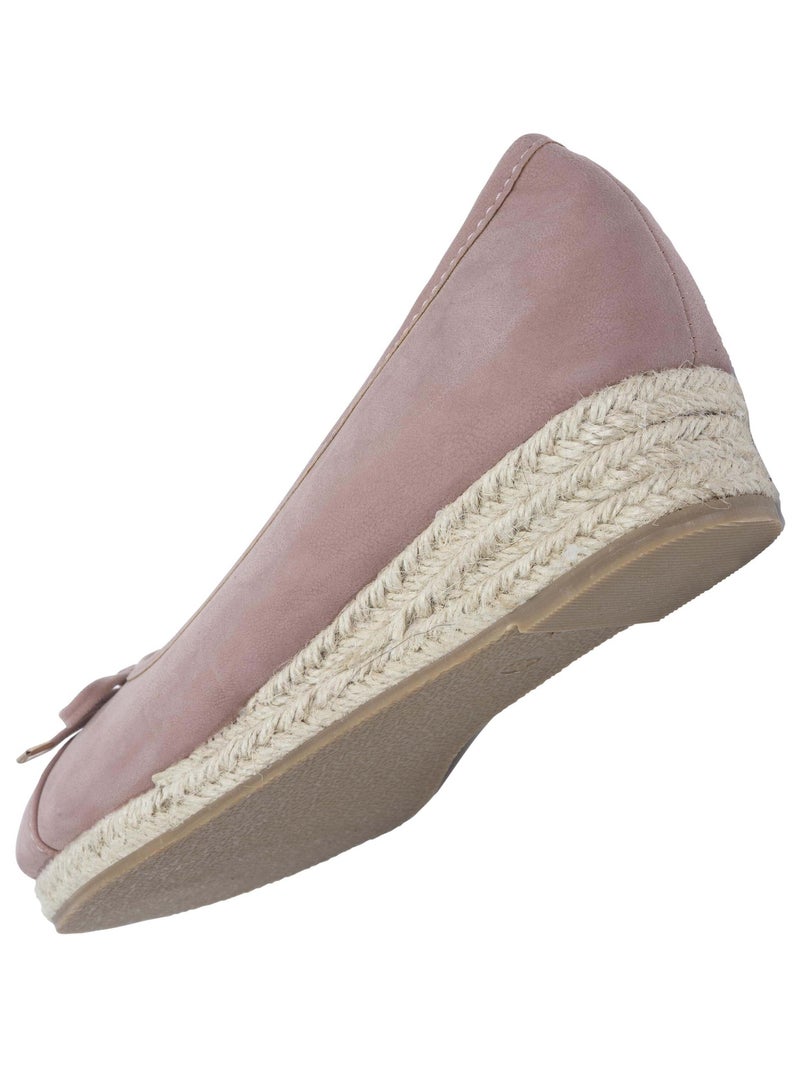 Ballerine con un tacco di 4 cm, molto confortevole  Isotoner Rosa chiaro - Kiabi