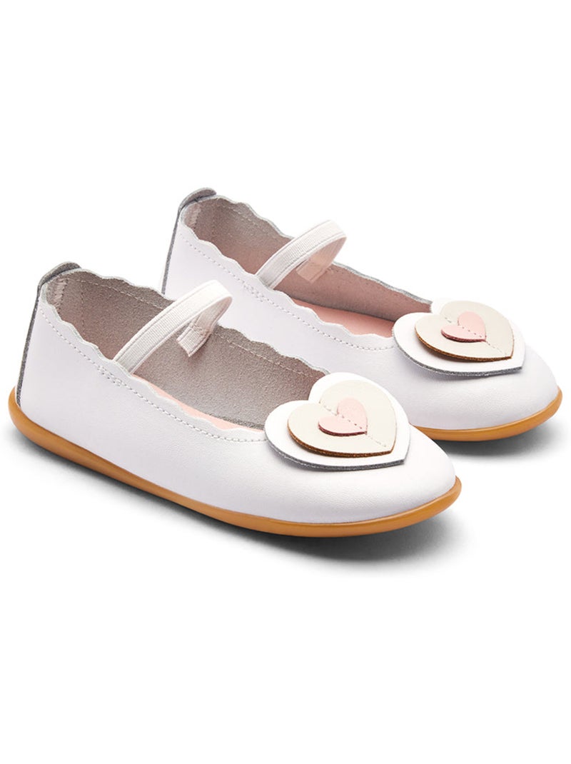 Ballerine conguitos corazones Bianco - Kiabi