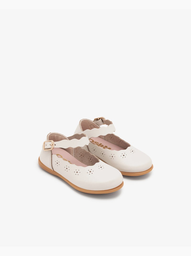 Ballerine conguitos flexibles antideslizante Beige - Kiabi