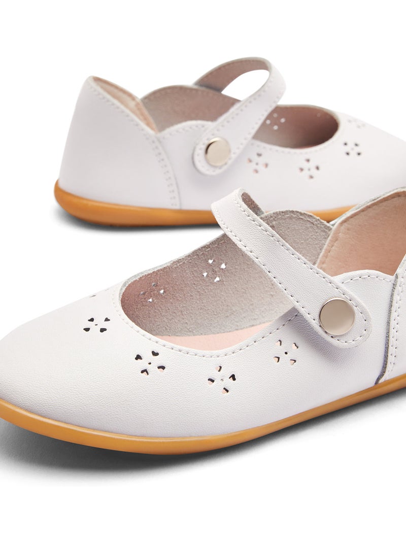 Ballerine conguitos flores Bianco - Kiabi