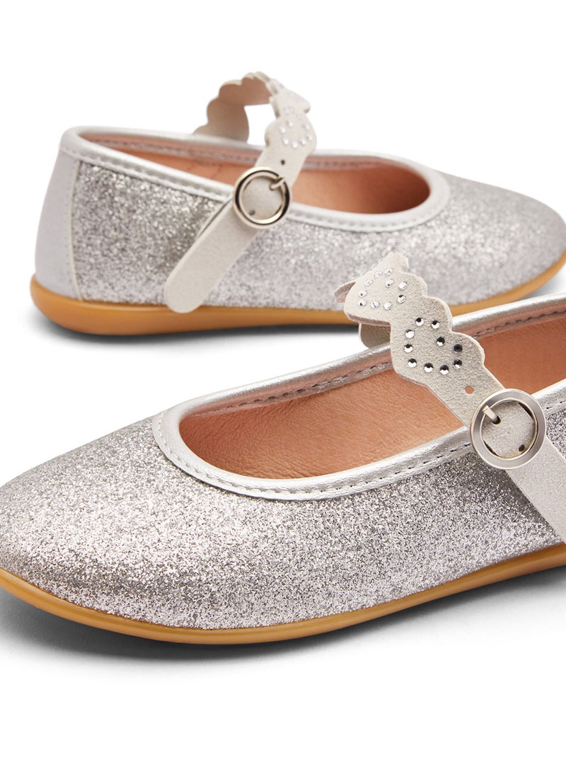 Ballerine conguitos glitter Argento - Kiabi