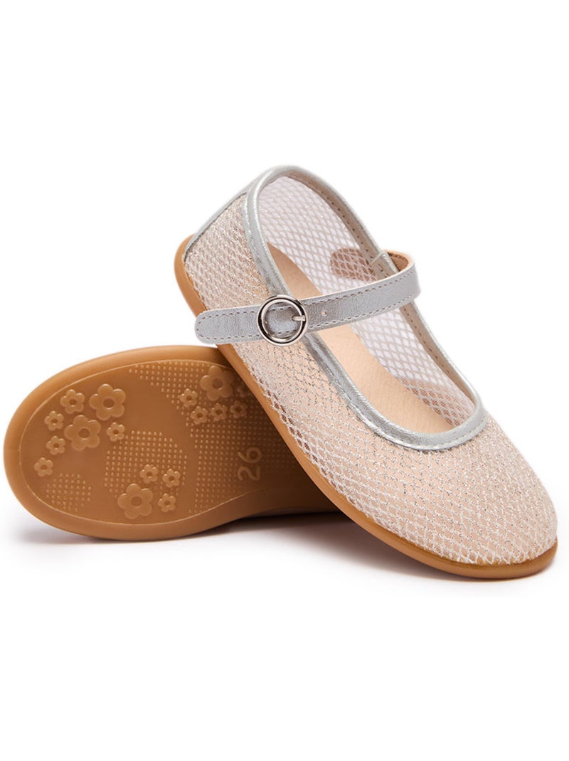 Ballerine conguitos glitter mesh Argento - Kiabi
