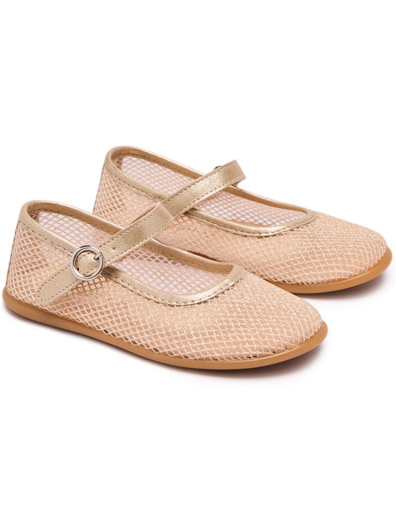 Ballerine conguitos glitter mesh Oro - Kiabi