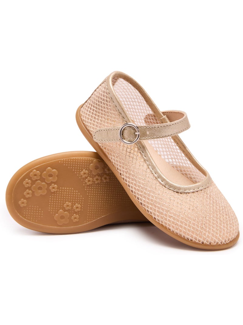 Ballerine conguitos glitter mesh Oro - Kiabi