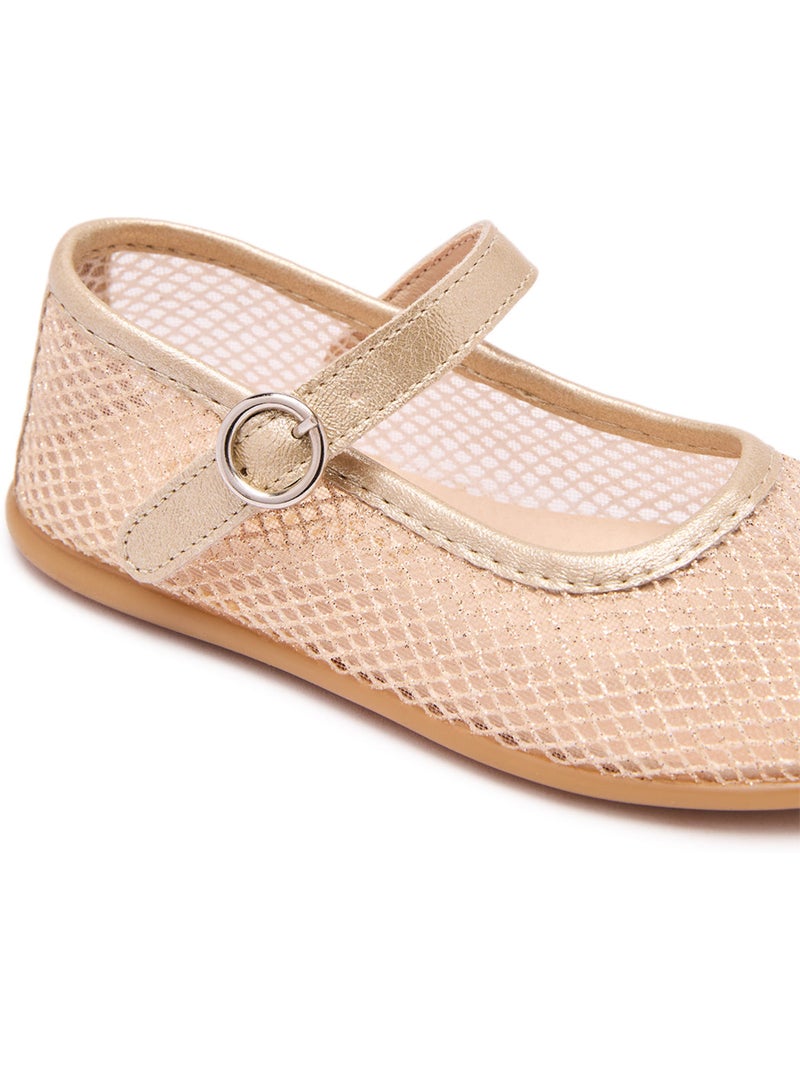 Ballerine conguitos glitter mesh Oro - Kiabi