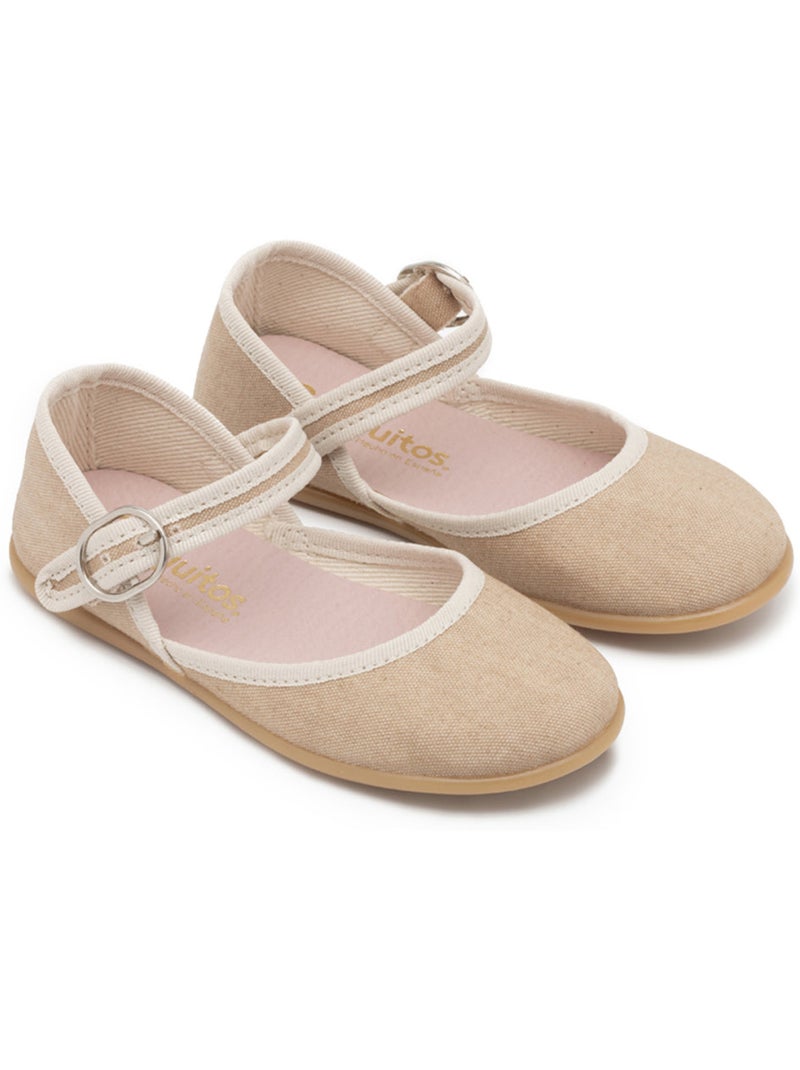 Ballerine conguitos lazo hebilla Marrone chiaro - Kiabi