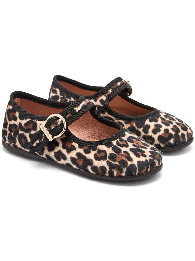 Ballerine conguitos leopardo Nero Marrone Nero - Kiabi