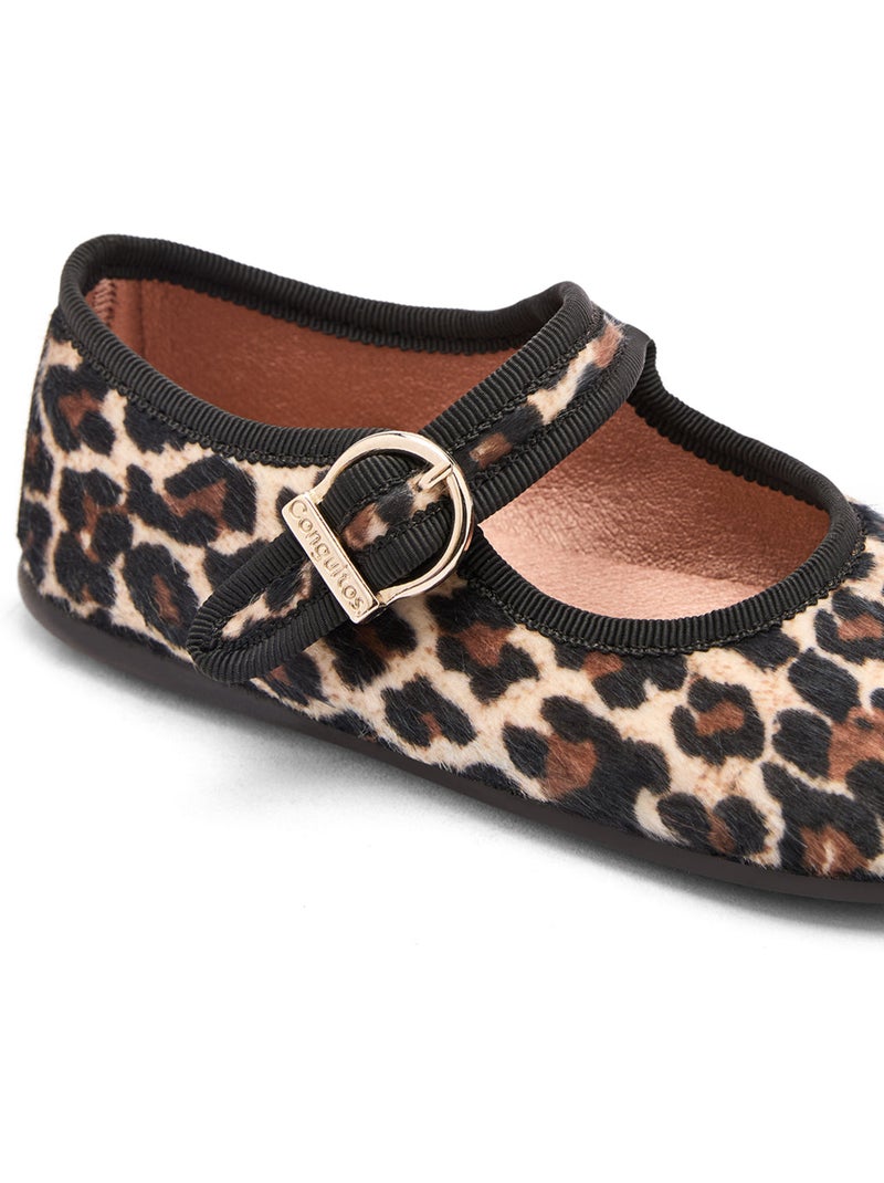 Ballerine conguitos leopardo Nero Marrone Nero - Kiabi