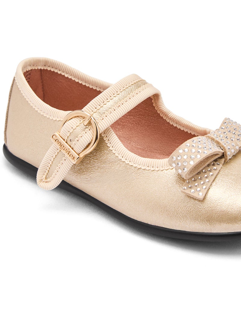 Ballerine Conguitos Mary Janes Oro - Kiabi