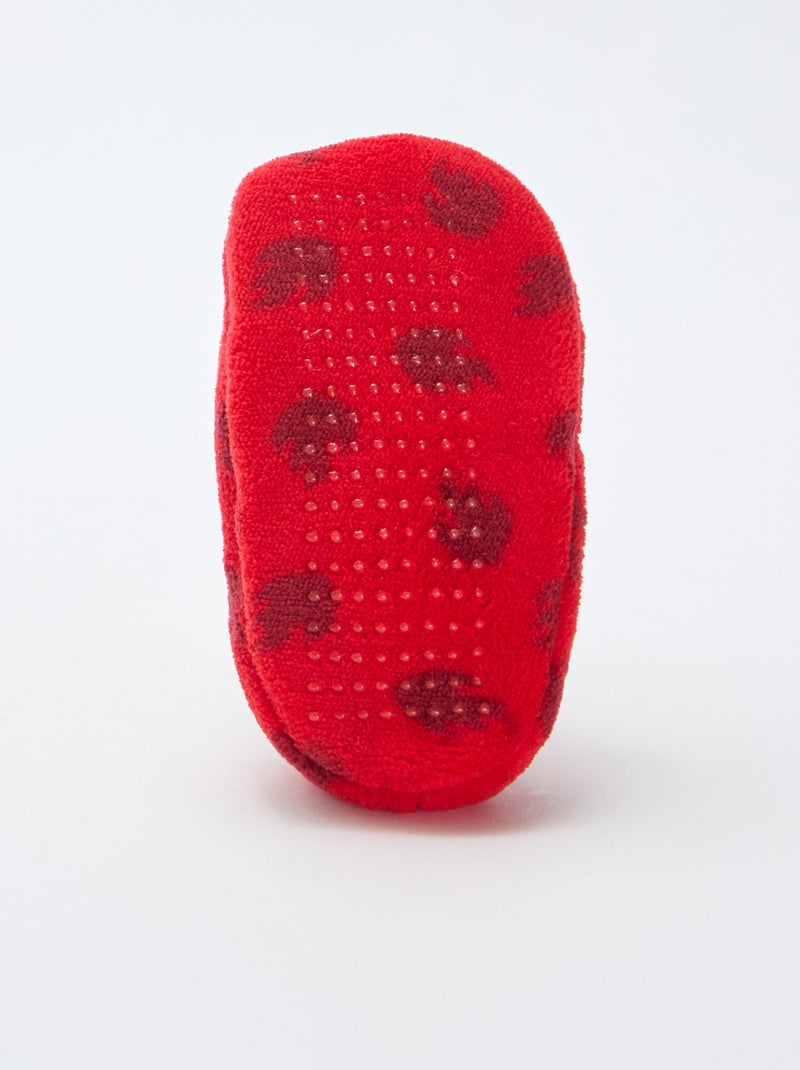 Ballerine da casa in pile 'Paw Patrol' Rosso - Kiabi