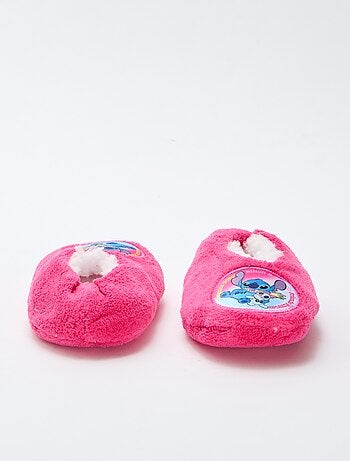 Ballerine da camera in pile 'Stitch'