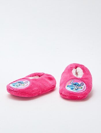 Ballerine da camera in pile 'Stitch'