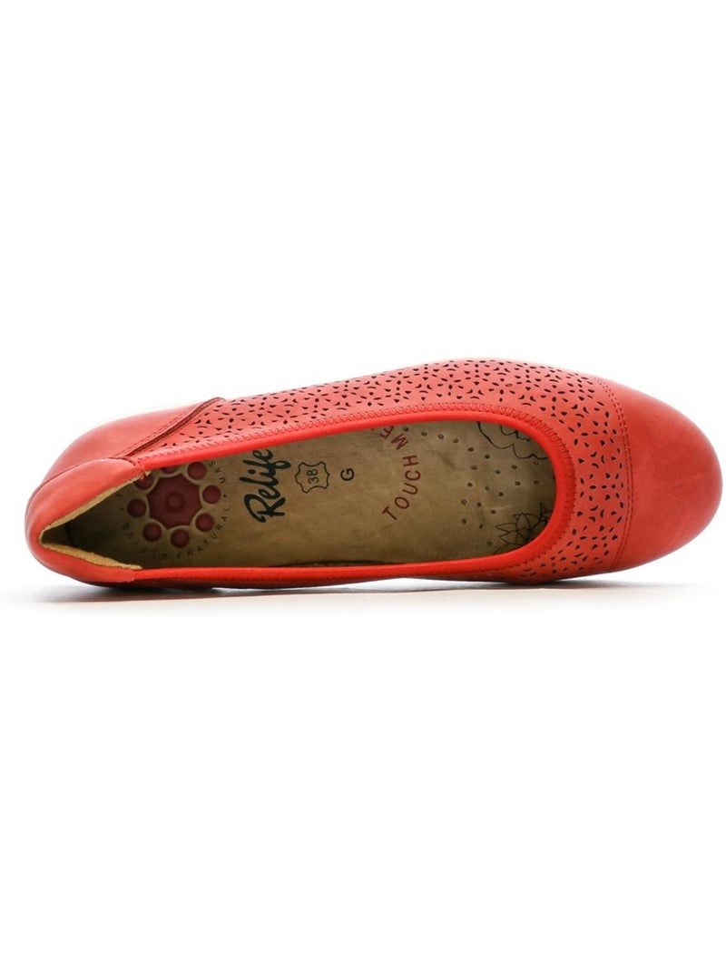 Ballerine donna relife Rosso - Kiabi