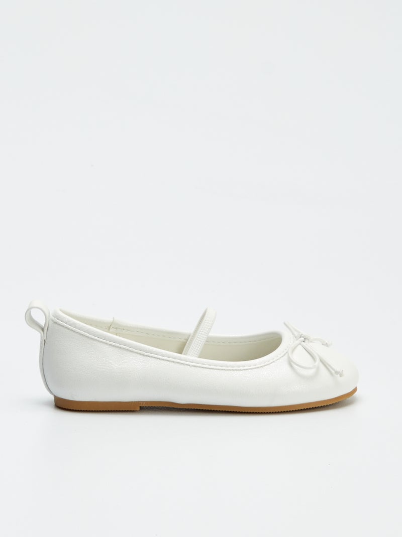 Ballerine dorate BIANCO - Kiabi