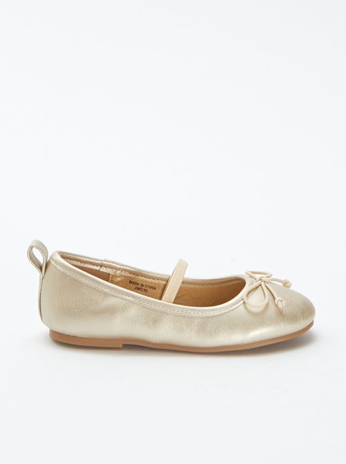 Ballerine Bambina Conguitos Con Fibbia – Colore Beige – Suola In Gomma – Made In Spain - 4