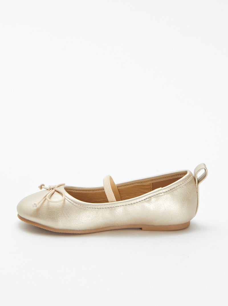 Ballerine dorate Giallo - Kiabi