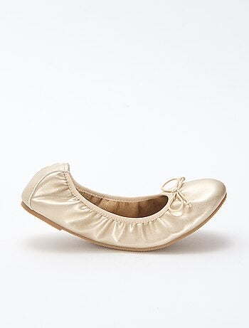 Ballerine dorate