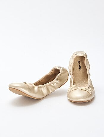Ballerine dorate