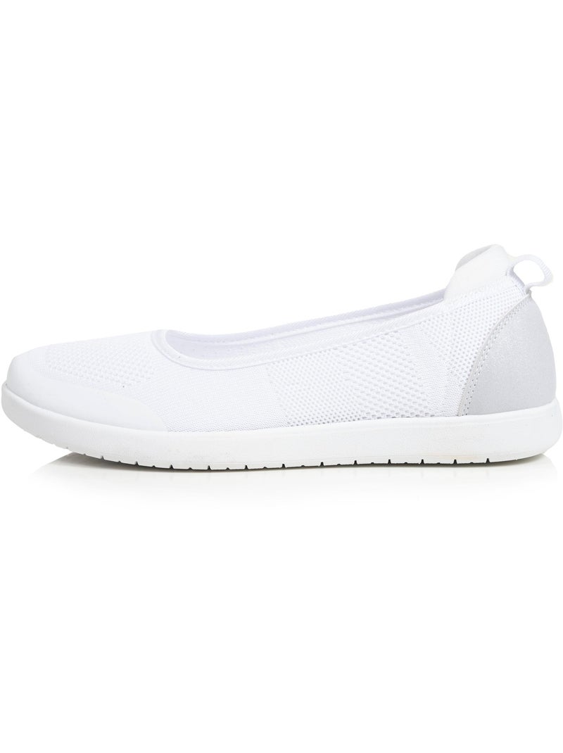 Ballerine facile da indossare, suola con memoria di forma, comoda e leggera isotoner Bianco - Kiabi