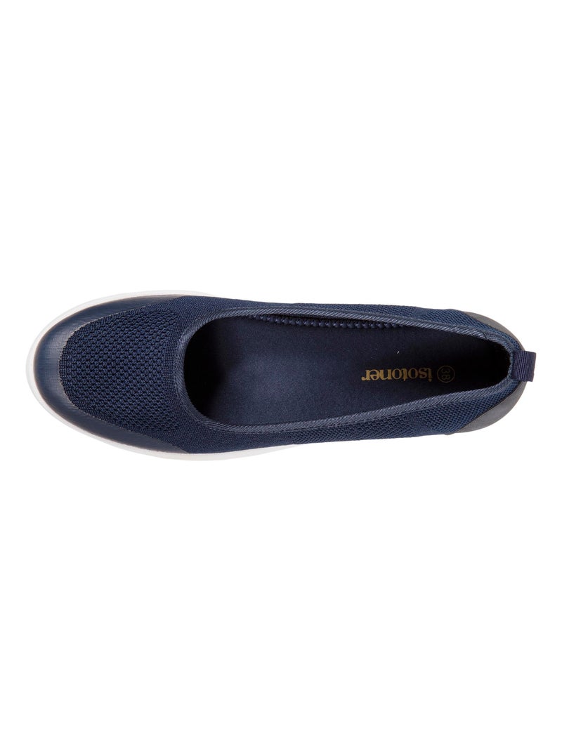 Ballerine facile da indossare, suola con memoria di forma, comoda e leggera isotoner Blu marino - Kiabi