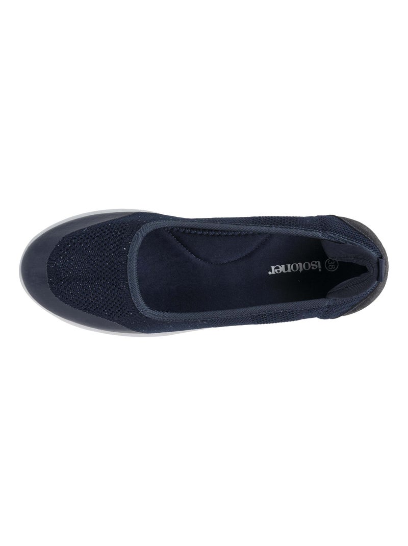 Ballerine facile da indossare, suola con memoria di forma, comoda e leggera isotoner Blu scuro - Kiabi