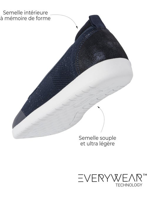 Ballerine facile da indossare, suola con memoria di forma, comoda e leggera isotoner - Kiabi Ballerine facile da indossare, suola con memoria di forma, comoda e leggera isotoner - Kiabi