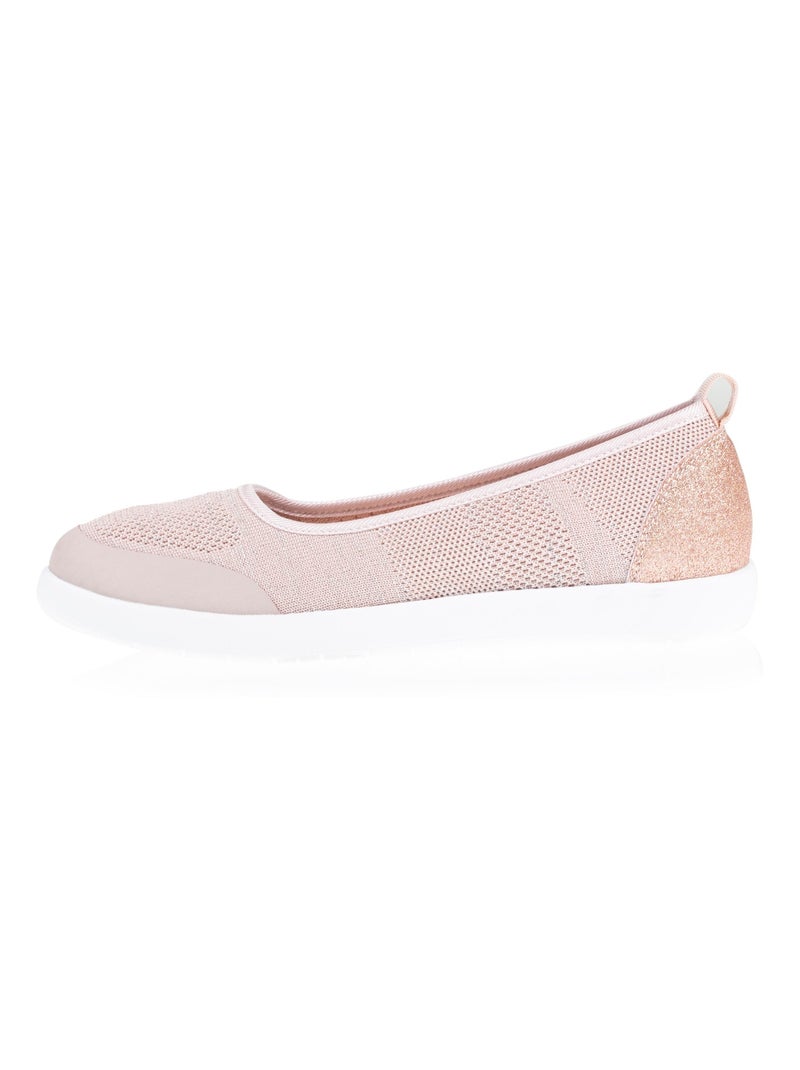 Ballerine facile da indossare, suola con memoria di forma, comoda e leggera isotoner Rosa chiaro - Kiabi