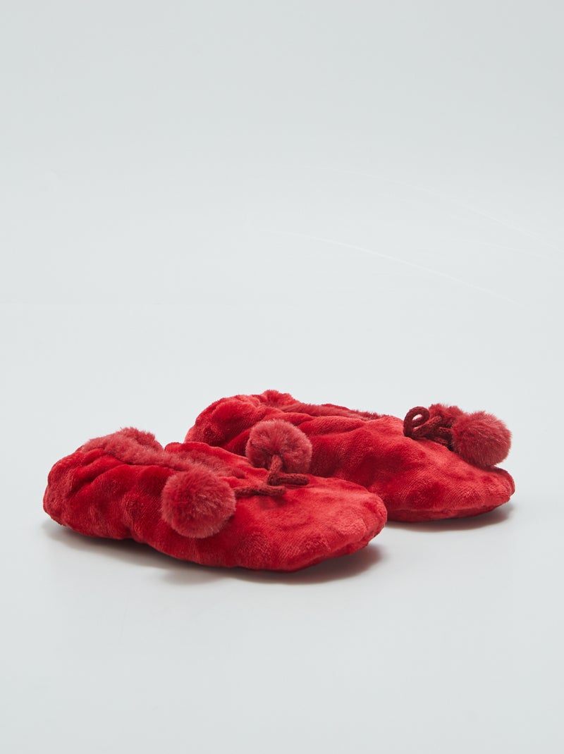 Ballerine imbottite ROSSO - Kiabi