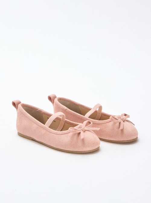 Ballerine in simil suede con cinturino - Kiabi