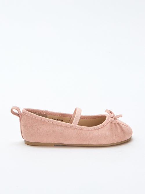 Ballerine in simil suede con cinturino - Kiabi