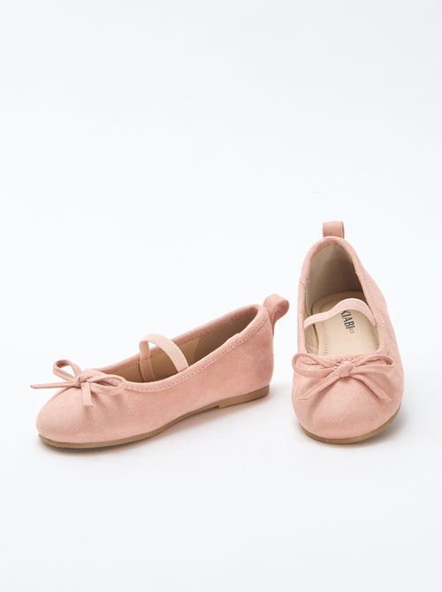 Ballerine in simil suede con cinturino - Kiabi