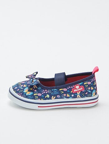 Ballerine in tela a fiori