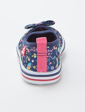 Ballerine in tela a fiori