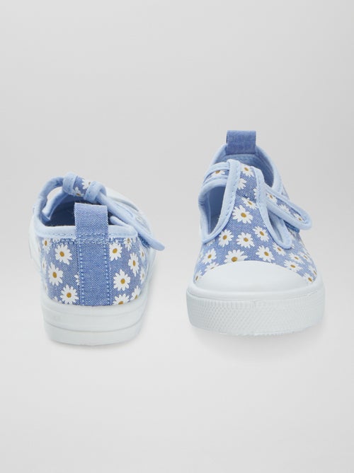 Ballerine in tela con chiusura a strappo - Kiabi