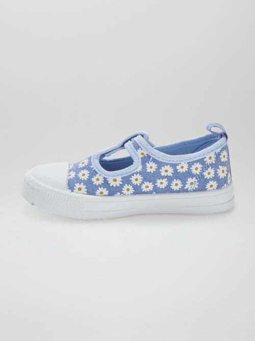 Ballerine in tela con chiusura a strappo - Kiabi