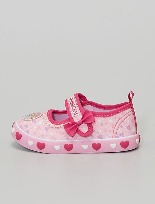 Ballerine in tela 'Principesse Disney' - fucsia - Kiabi - 15.00€