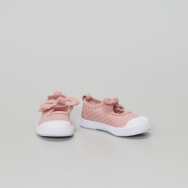 Ballerine in tela neonata - ROSA - Kiabi - 12,00€
