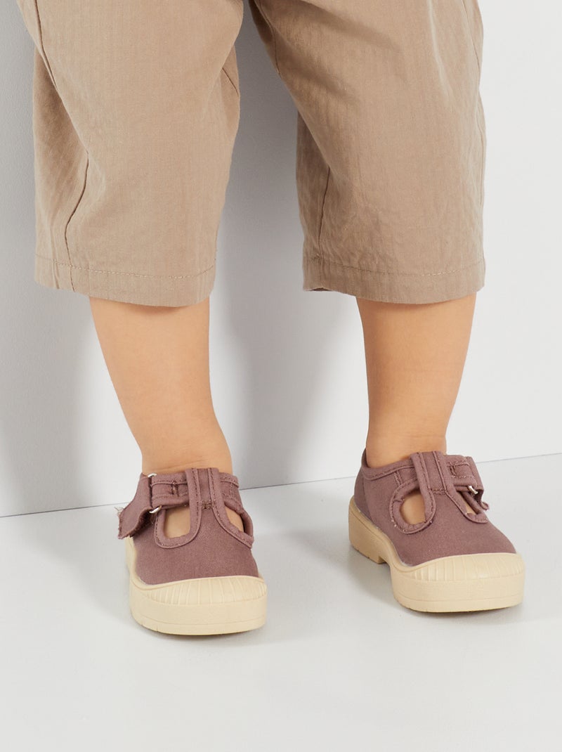 Ballerine in tela VIOLA - Kiabi