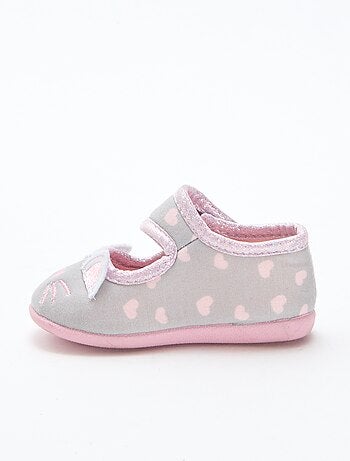 Ballerine pantofola animate con velcro