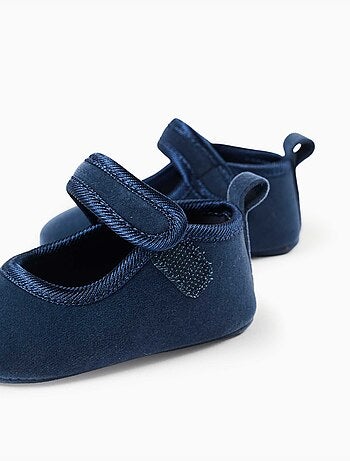 Ballerine pre-walker in velluto
