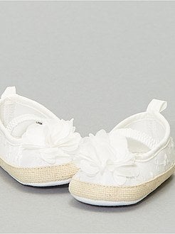 Ballerine ricamate punto inglese - Kiabi