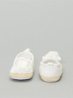 Ballerine ricamate punto inglese - Kiabi