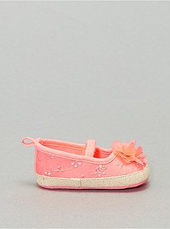 Ballerine ricamate punto inglese - Kiabi